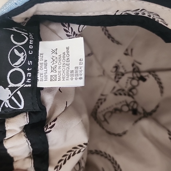 Epoch Light Blue Linen Classic Duckbill Ivy hat Cap One size - Picture 2 of 6